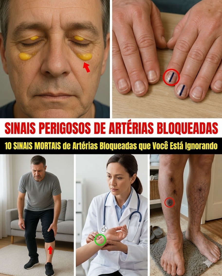 10 Sinais Perigosos de Artérias Entupidas que Você Provavelmente Está Ignorando – O nº 10 Pode Salvar Sua Vida se Detectado a Tempo