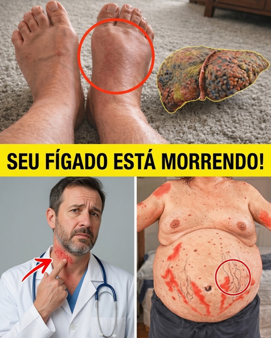 12 sinais nos pés que podem revelar problemas no fígado — o que seus pés estão tentando dizer