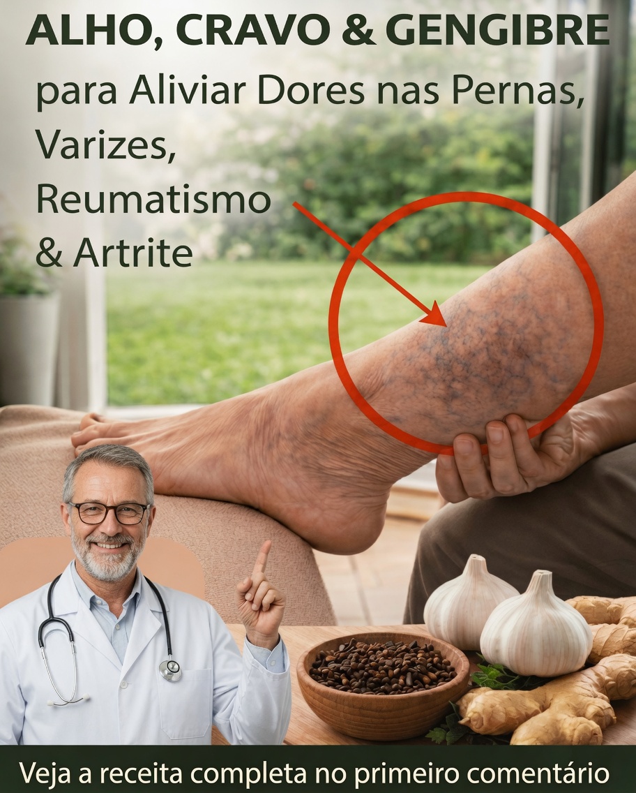 Descubra como a combinação de alho, cravo-da-índia e gengibre pode apoiar o conforto diário nas pernas e articulações