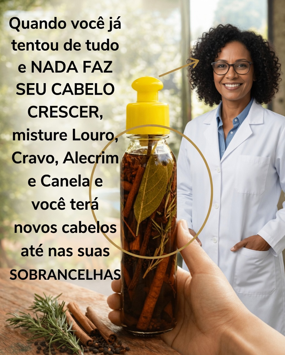 Essa mistura simples de ervas pode ajudar a ter cabelos mais fortes e cheios? Descubra os benefícios do louro, cravo, alecrim e canela