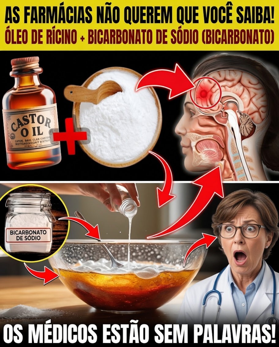 Desbloqueie o poder natural do óleo de rícino e do bicarbonato de sódio: 14 maneiras suaves de apoiar seu corpo após os 60 anos