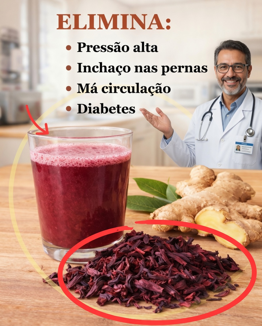 Gengibre, Louro e Hibisco: A Bebida Herbal Refrescante para o Bem-Estar Diário