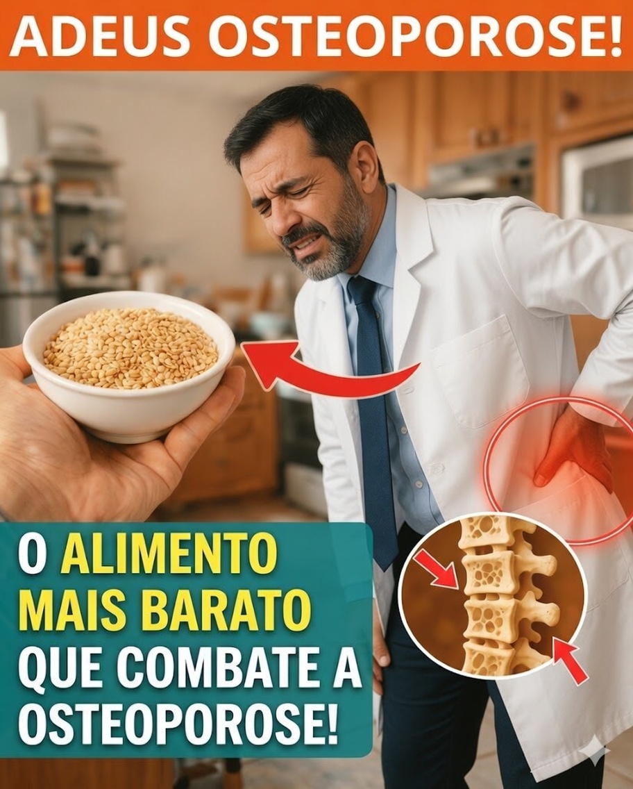 O alimento mais barato para combater a osteoporose após os 60 — e que a maioria dos idosos ignora!