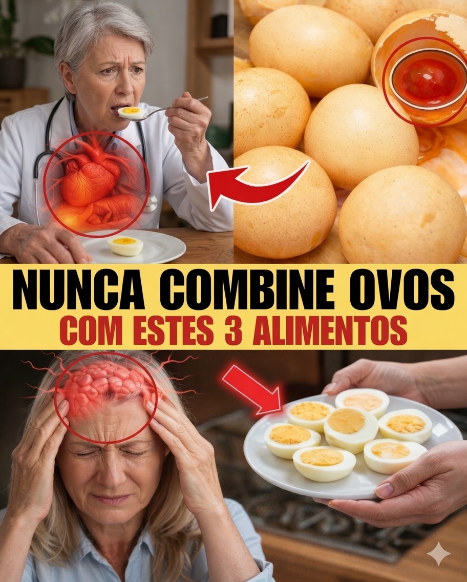 Idosos: Não Combine Ovos com Estes 3 Alimentos – Efeitos Surpreendentes que Você Precisa Conhecer Após os 60