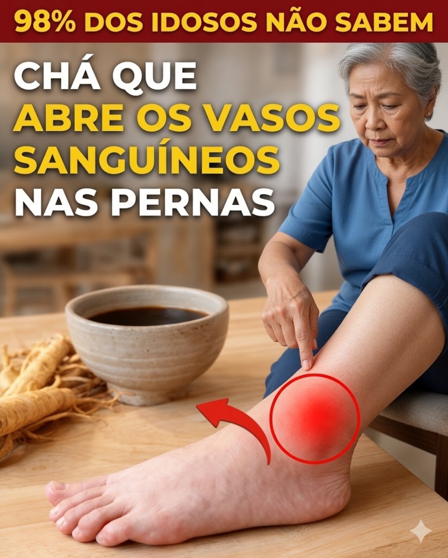 Mais de 60? Estes 3 chás simples podem fortalecer suas pernas e devolver leveza aos seus passos