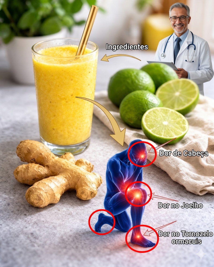 A Bebida Matinal Esquecida que Faz Suas Artérias Respirarem Novamente: Melhore a Circulação com Gengibre e Limão