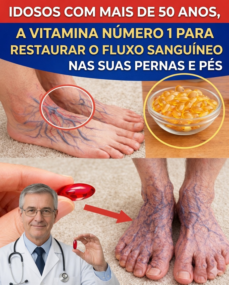 A Vitamina Nº 1 Que Pessoas Acima de 50 Anos Estão Deixando de Consumir Para Melhorar a Circulação nas Pernas e nos Pés (Sinta o Calor Voltar em Dias)