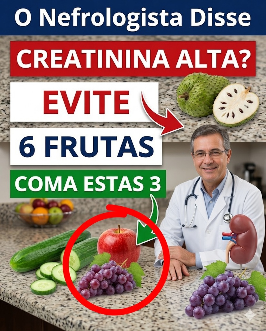 Creatinina Alta? Descubra 6 Frutas que Podem Sobrecarregar os Rins – e 3 Opções Mais Suaves para Consumir