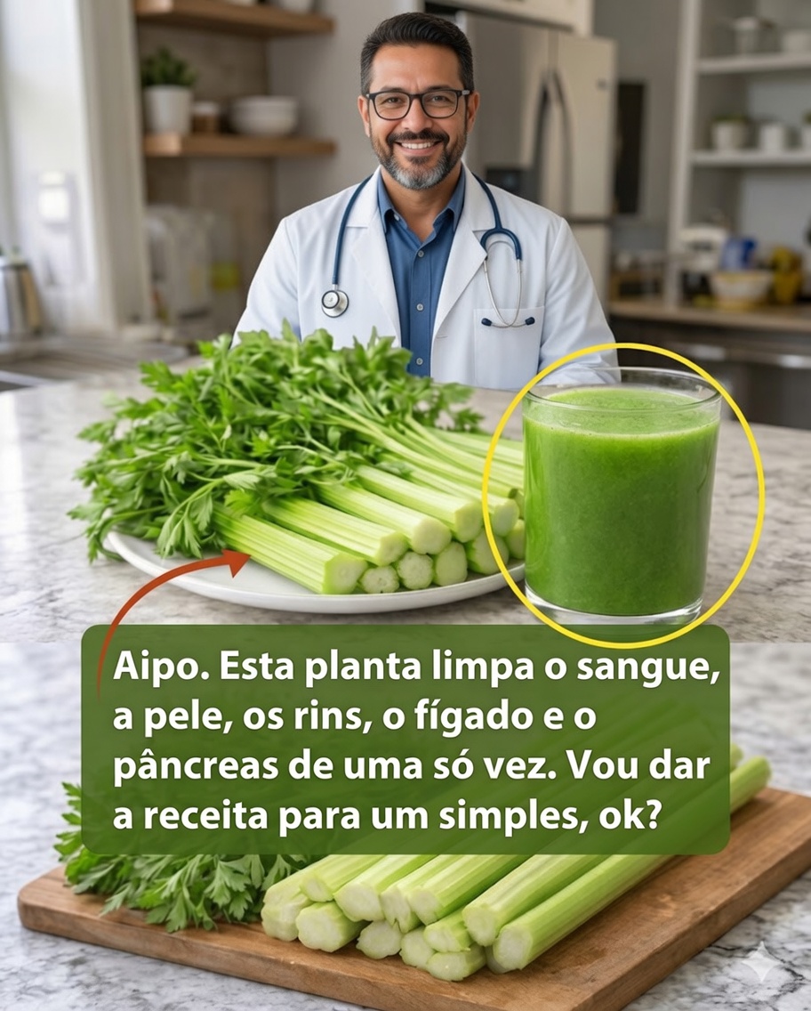 Refresque o Seu Dia com Suco Verde de Aipo, Salsa e Limão (Um Caminho Simples para se Sentir Mais Leve)