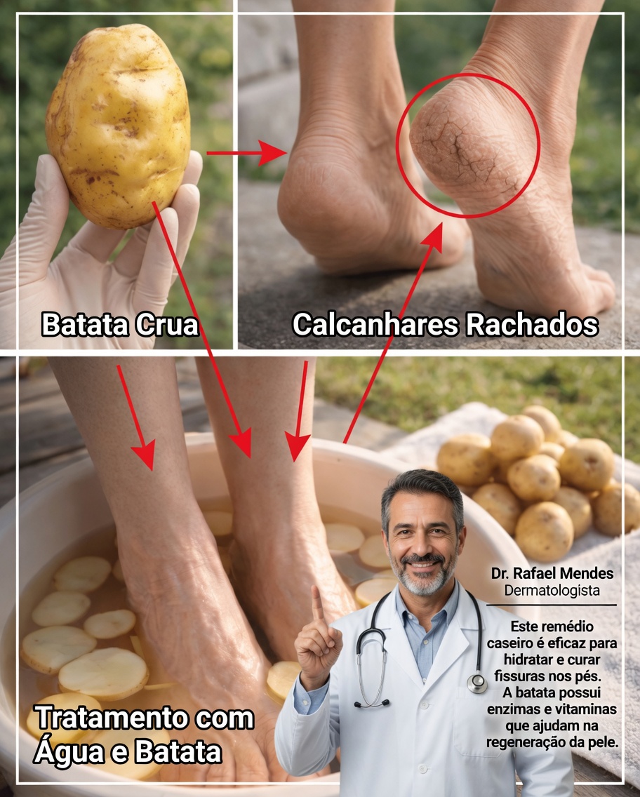 Uma Batata Pode Ajudar a Suavizar Calcanhares Secos e Rachados? Um Truque Caseiro Surpreendente que Vale a Pena Testar