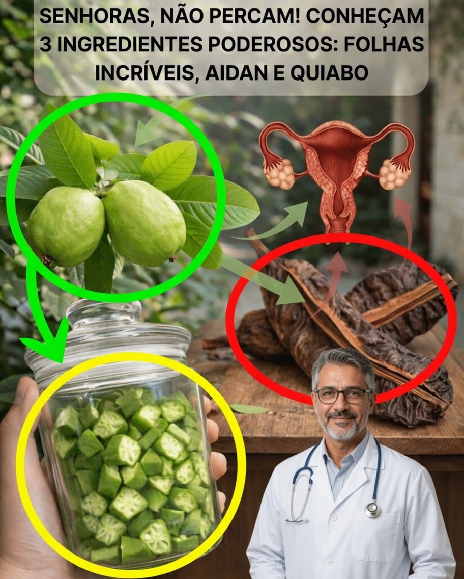 Descubra 3 Ingredientes Naturais que Muitas Mulheres Estão Explorando para o Bem-Estar Diário: Folhas de Goiaba, Fruto de Aidan e Quiabo