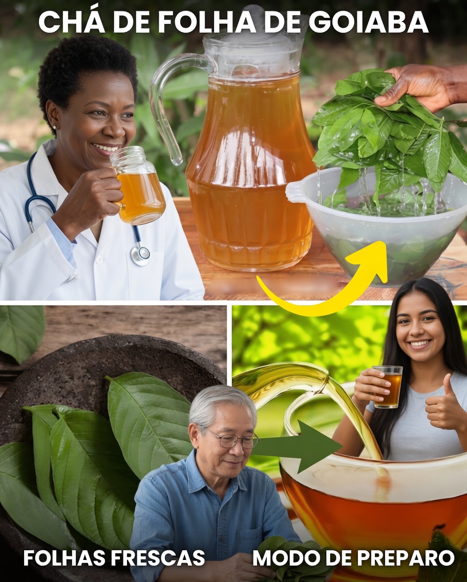 Chá de Folha de Goiabeira: Um Ritual Diário Simples para Restaurar Sua Energia, Digestão e Brilho