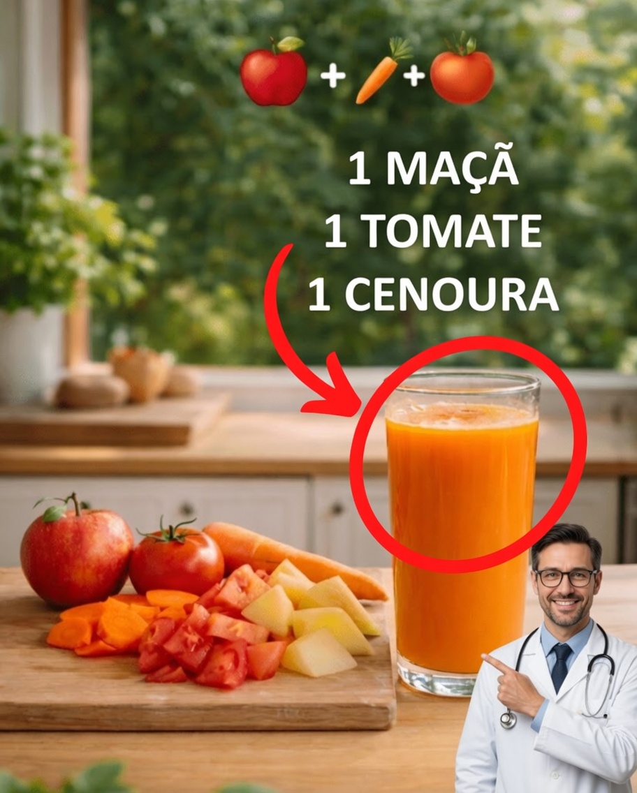 12 Razões para Beber Suco de Tomate, Cenoura e Maçã Todas as Manhãs