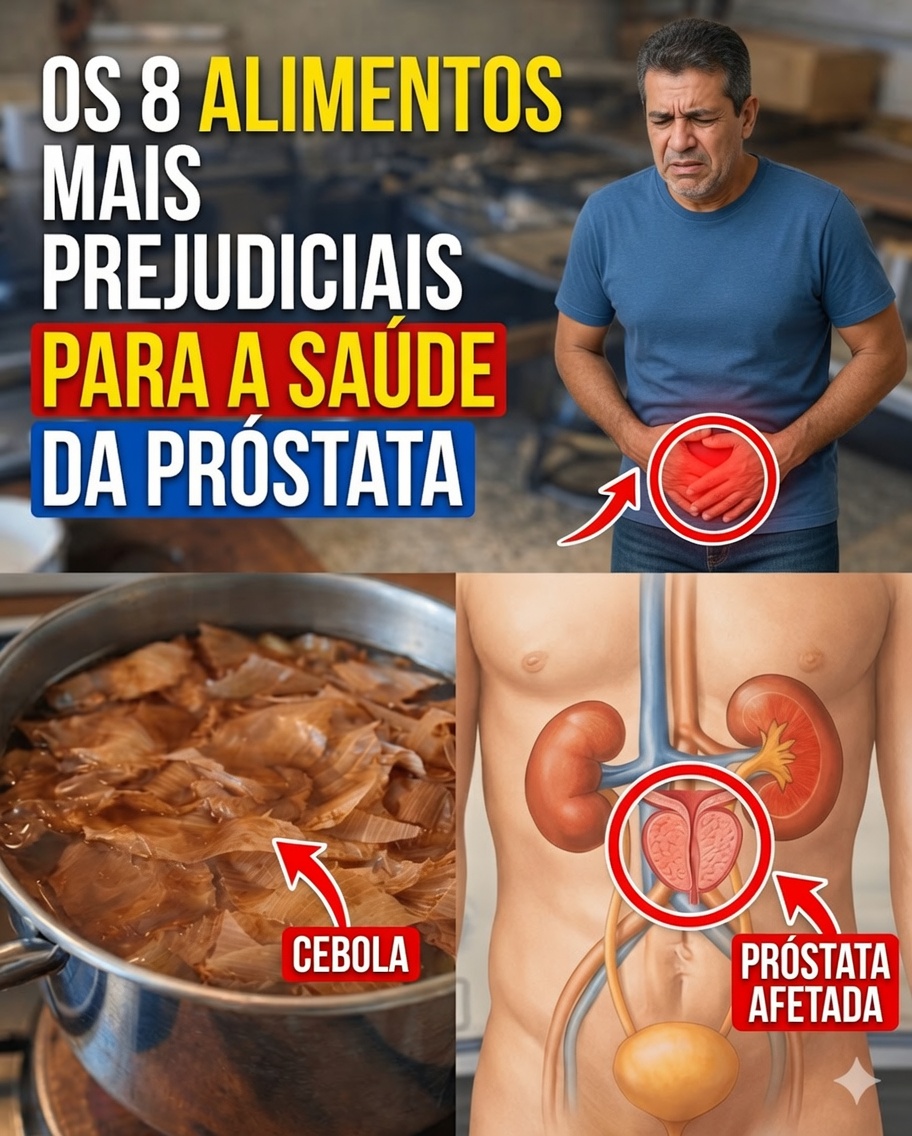 8 Alimentos Mais Prejudiciais para a Próstata – Evite-os Agora para Alívio