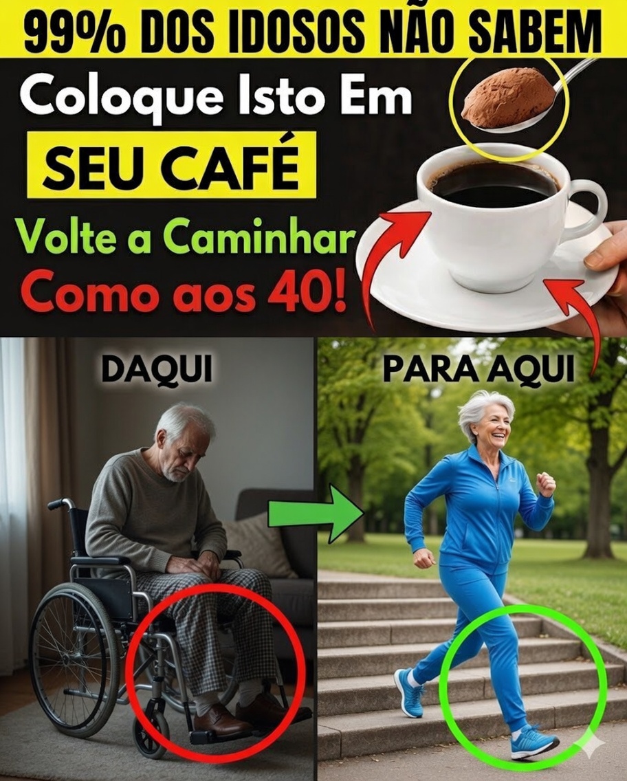 Por que os idosos estão adicionando ESTE pó ao café (benefícios que podem mudar sua vida!)