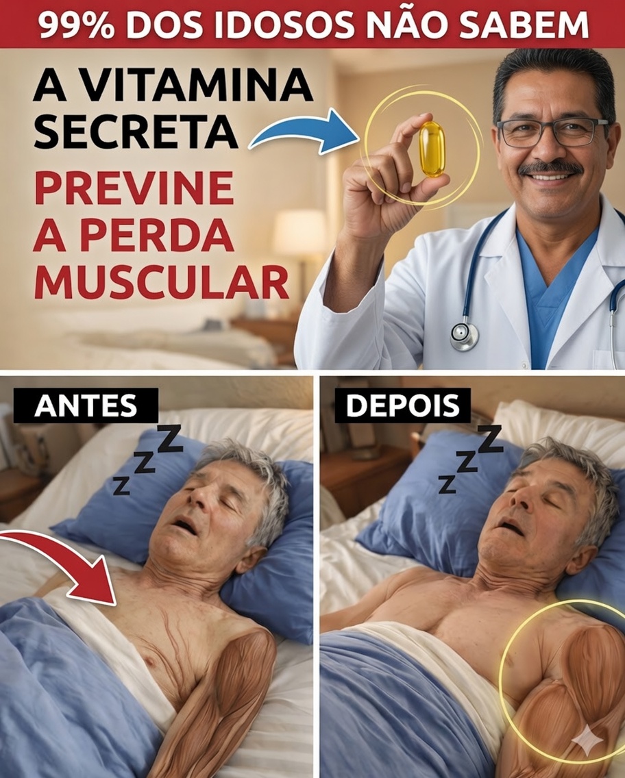 Tome estas 3 vitaminas para ajudar a prevenir a perda muscular após os 60: mantenha-se forte e independente