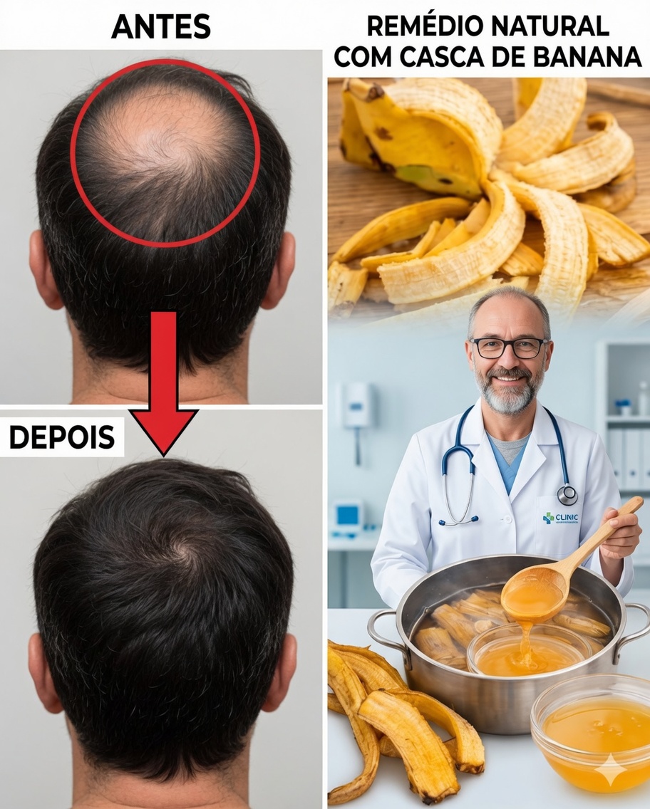Cabelos brancos voltando ao preto naturalmente? A verdade sobre a casca de banana para reverter os fios grisalhos e estimular o crescimento capilar