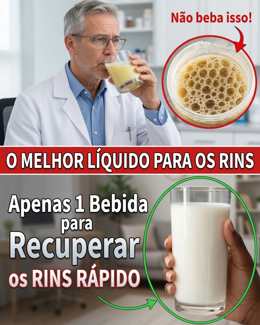 As 5 Melhores Bebidas para a Saúde dos Rins: Hábitos Simples que Podem Ajudar a Reduzir a Creatinina e Controlar a Proteinúria