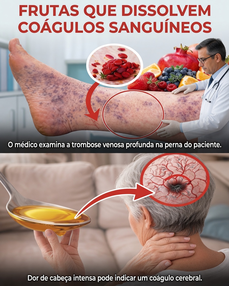 As 8 Principais Frutas que Ajudam Naturalmente a Dissolver Coágulos Sanguíneos e Melhorar a Circulação