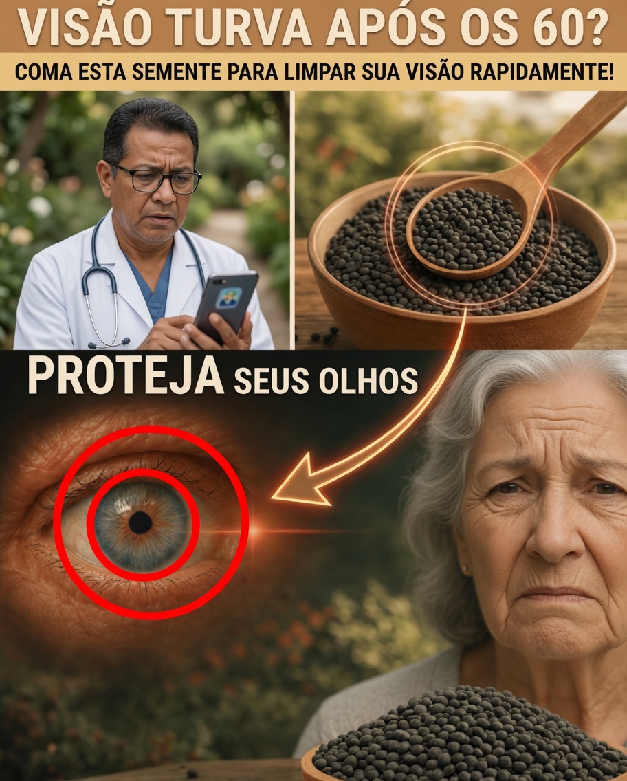 Adicionar esta pequena semente à sua rotina diária pode ajudar a melhorar a saúde dos olhos após os 60?