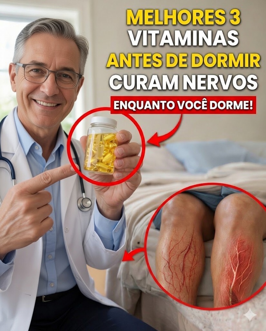 3 Vitaminas Noturnas Que Podem Transformar a Força das Pernas Depois dos 60