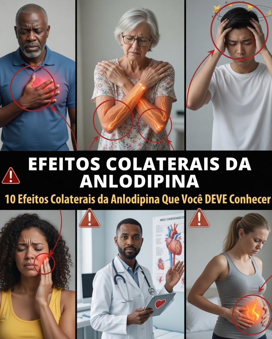 Efeitos Colaterais Estranhos da Amlodipina Explicados: 10 Sintomas que Você Deve Ficar de Olho