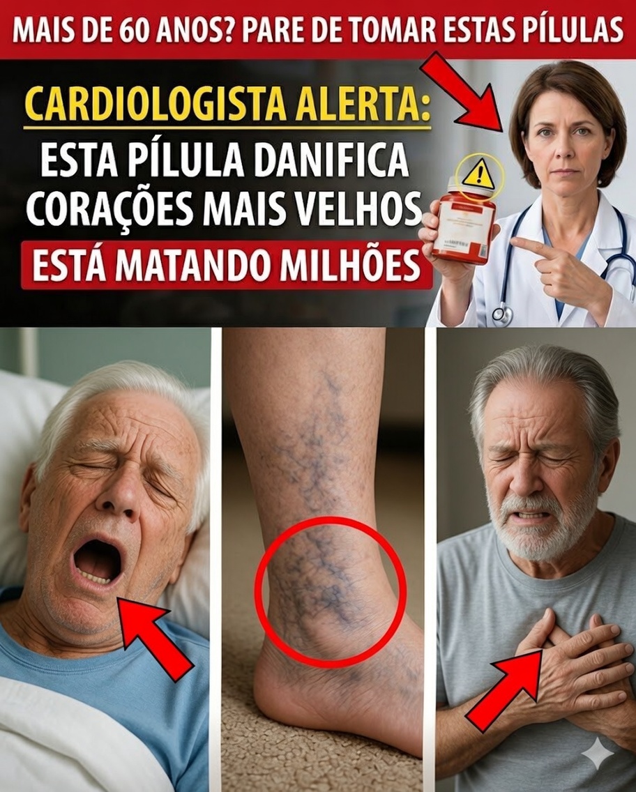 Alerta de Cardiologistas: 5 Medicamentos Comuns que Podem Prejudicar Silenciosamente o Coração Após os 60 (E o que Fazer em Vez Disso)