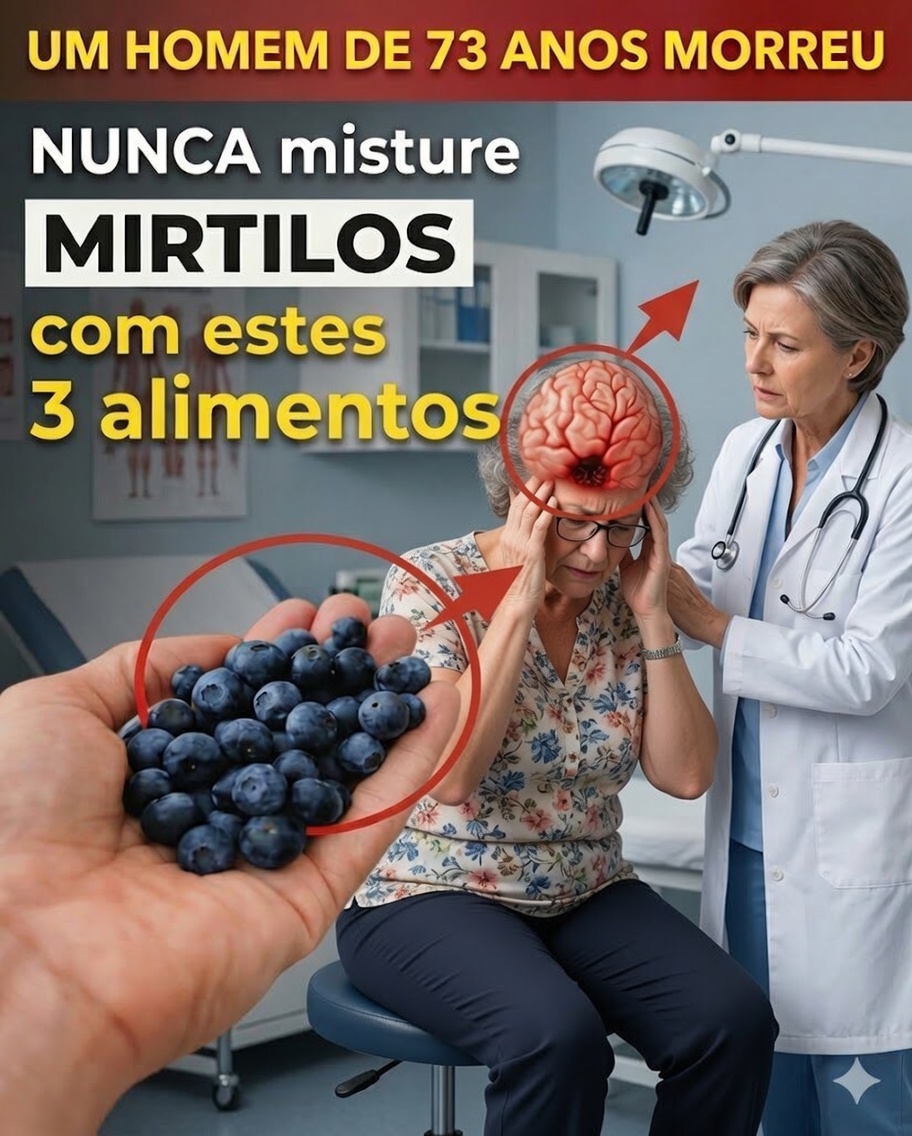 Idosos: Nunca Comam Mirtilos Com ESTES 3 Alimentos! (Descubra o Verdadeiro Poder Deles)