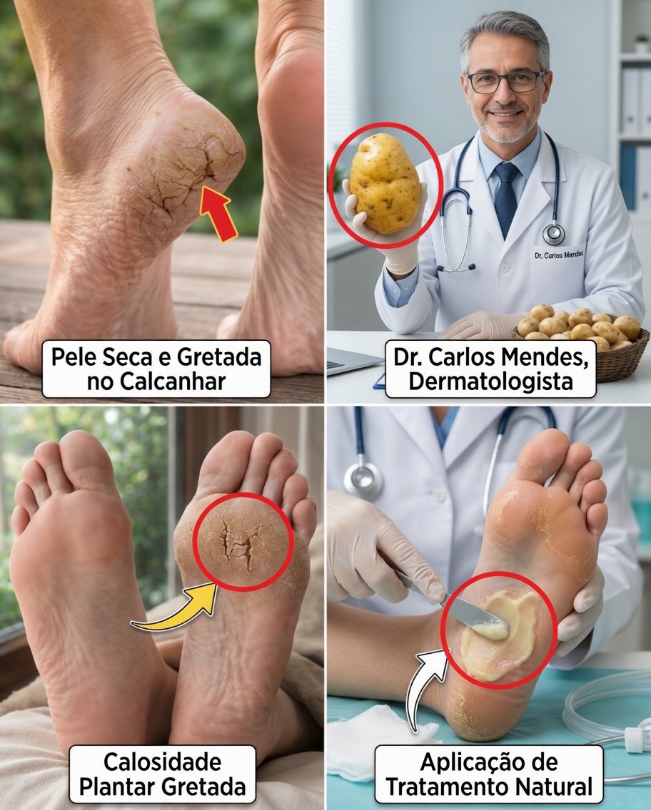 Uma Batata Simples Pode Ajudar a Suavizar Calcanhares Secos e Rachados? Um Truque Surpreendente da Cozinha que Vale a Pena Experimentar