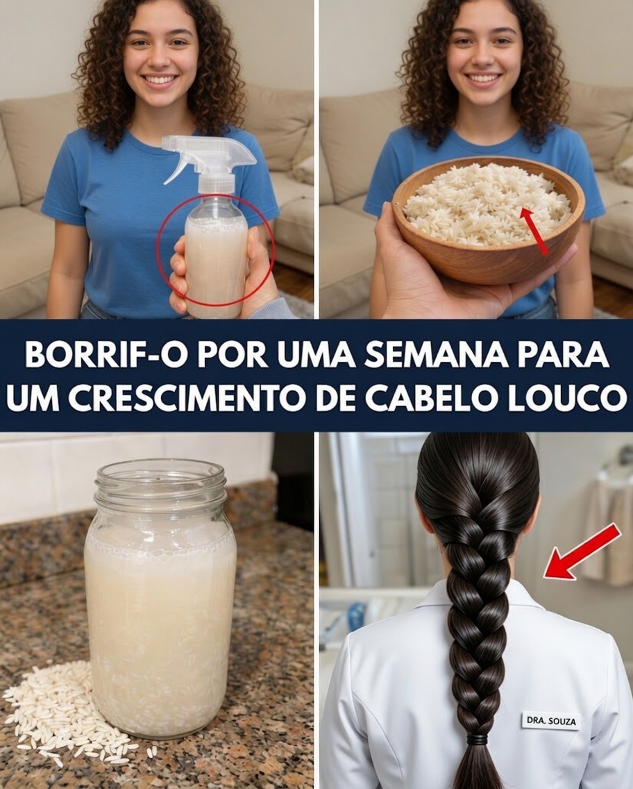 Transforme o Seu Cabelo em 30 Dias: O Poder Surpreendente da Água de Arroz