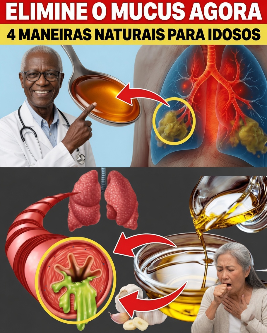 Médico japonês de 92 anos alerta: elimine o muco transparente agora ou corra o risco de perder a força pulmonar após os 60 (métodos naturais que realmente funcionam)