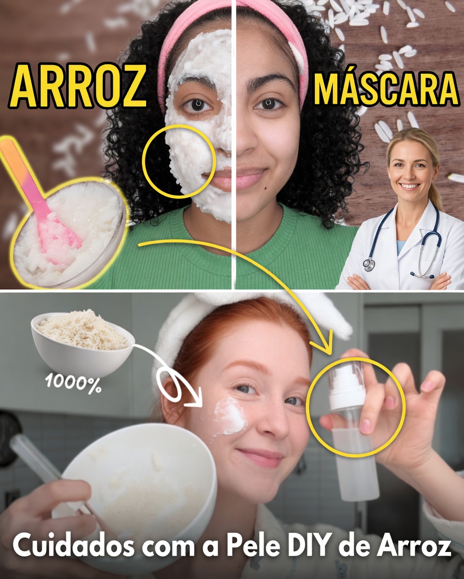 Misture Arroz com Vaselina e Descubra uma Pele Branca como Neve e Lisa como Vidro