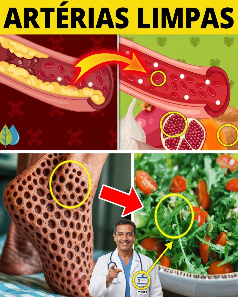 Desobstrua Naturalmente as Artérias das Pernas com Esta Refeição Diária Poderosa