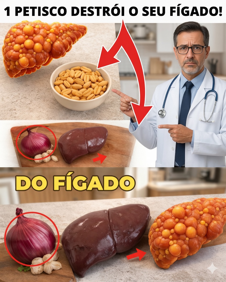 O Inimigo Oculto Nº1 que Está Prejudicando o Seu Fígado (E Provavelmente Está na Sua Geladeira Agora Mesmo)