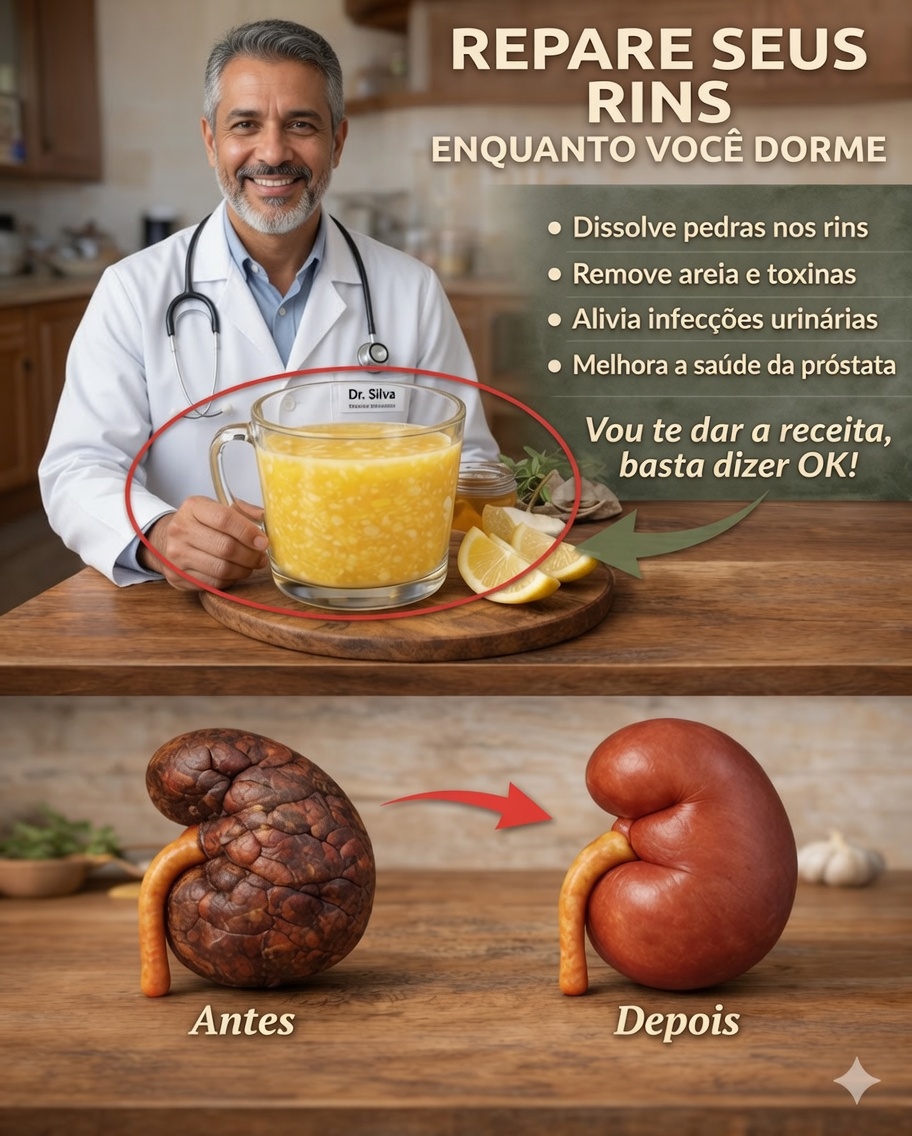 Bebida Natural para Apoiar os Rins, o Trato Urinário e a Próstata (Receita + Benefícios)