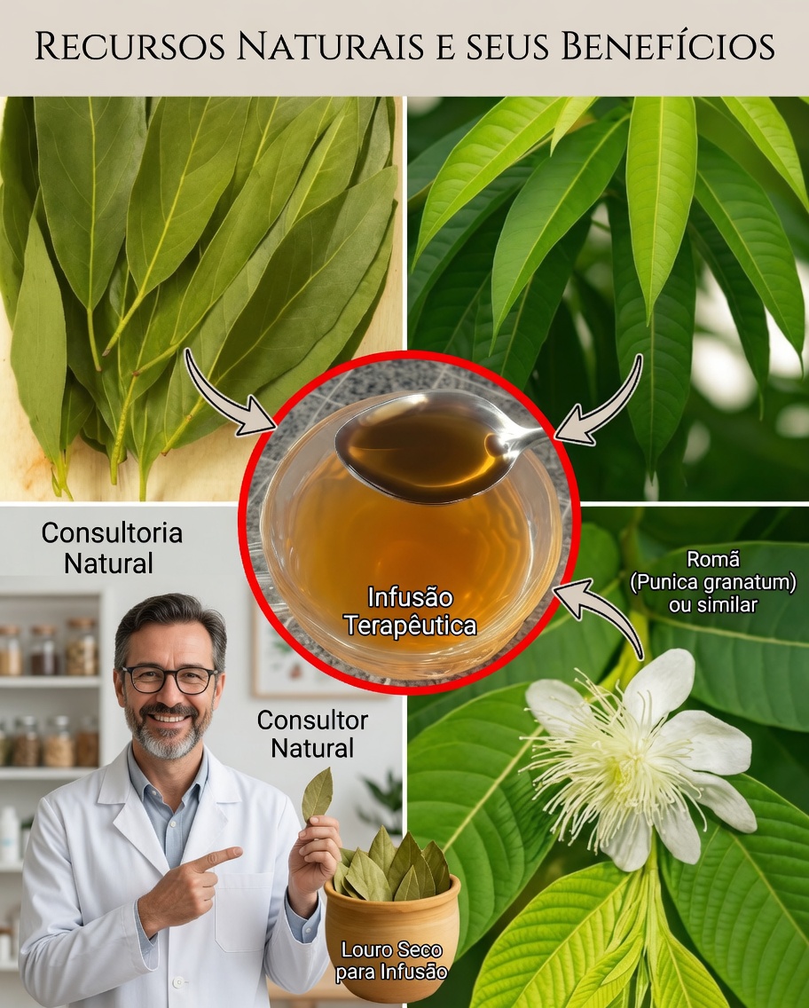 Remédios Secretos da Natureza: O Poder do Abacate, Manga, Louro e Folhas de Goiaba