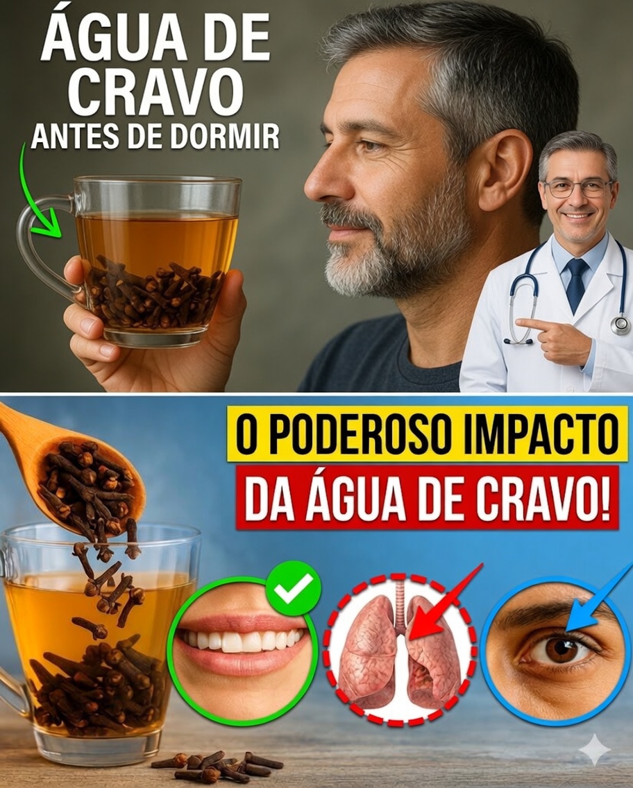 1 xícara de água de cravo antes de dormir: 15 benefícios surpreendentes para sua saúde