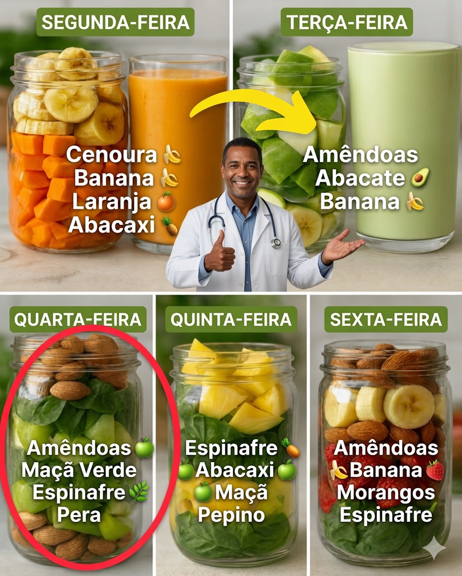 7 Receitas de Smoothies Vibrantes para Cada Dia da Semana