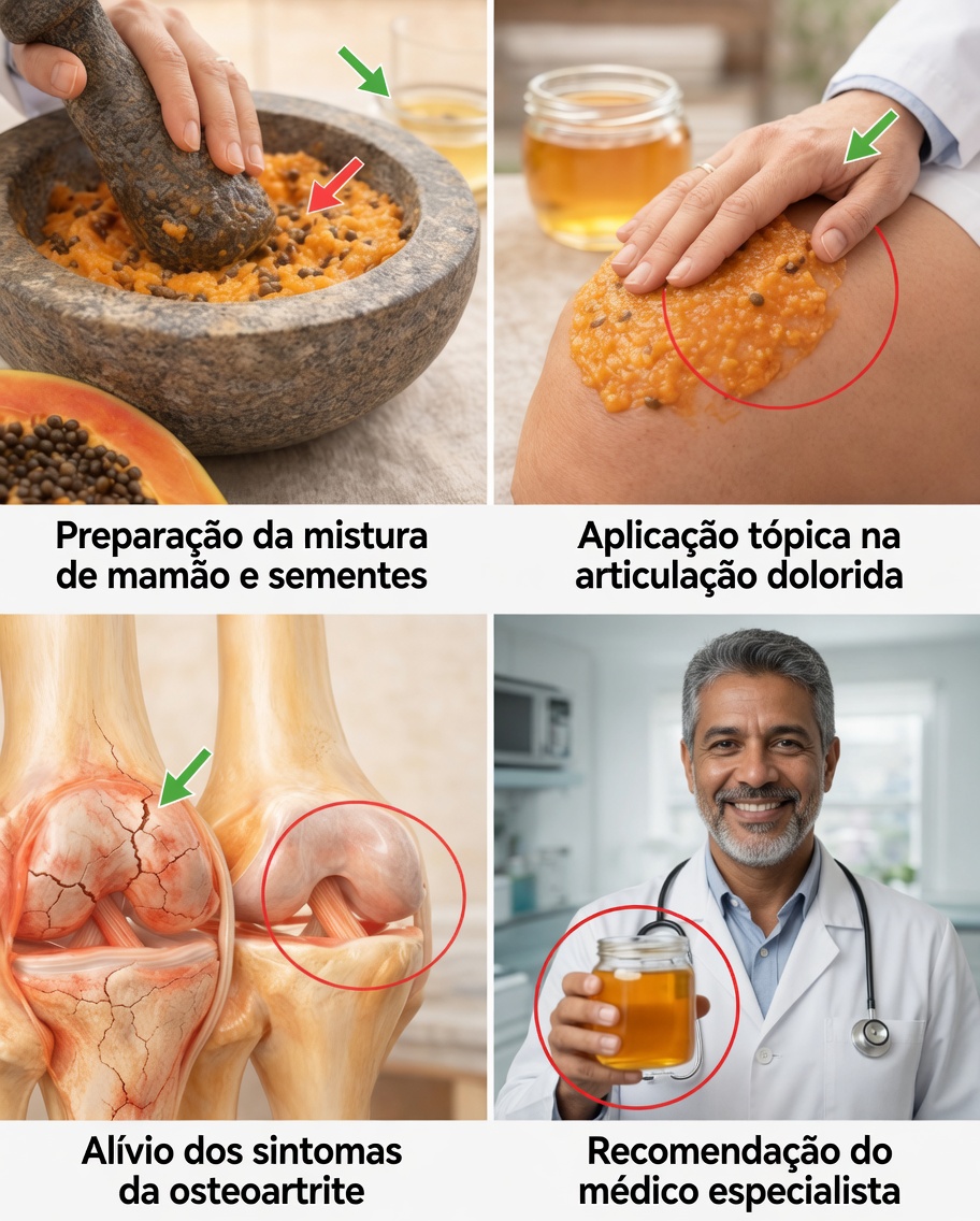 Sementes de Papaia: Uma Forma Natural de Aliviar Desconfortos nos Joelhos, Costas e Coluna