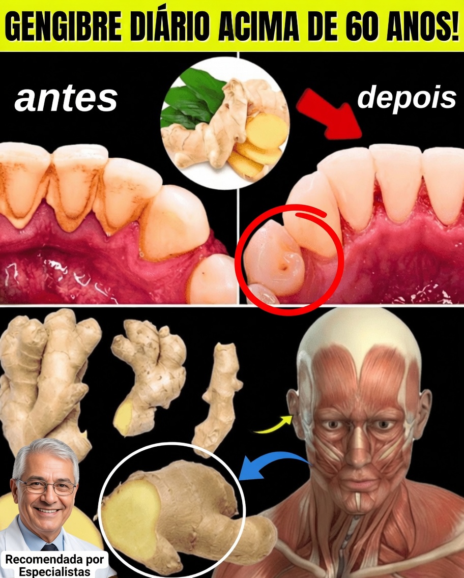 Mais de 60? Por que VOCÊ deveria consumir gengibre todos os dias (5 razões essenciais)