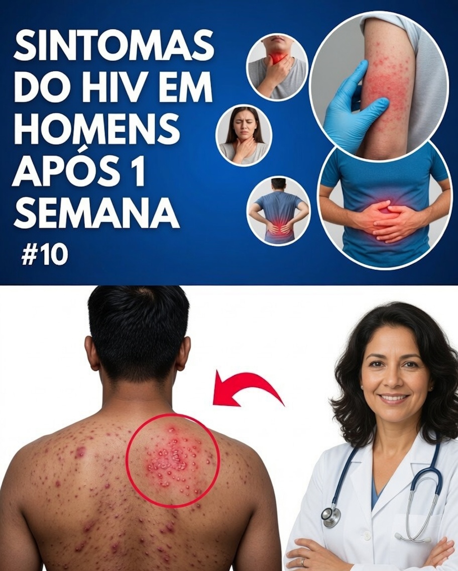 Sinais de HIV em Homens Uma Semana Após a Exposição: Sintomas Iniciais Que Você Nunca Deve Ignorar
