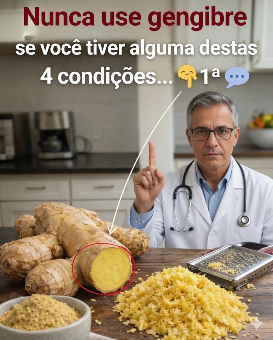 Gengibre: Uma Raiz Poderosa para Muitos — Mas Evite se Você Tiver Estas 4 Condições Comuns
