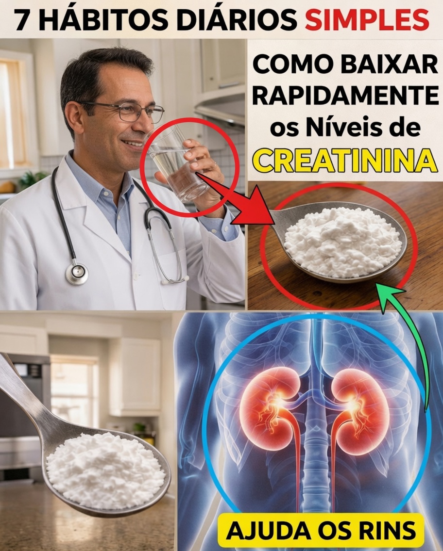 7 Simples Hábitos Diários Para Reduzir Rapidamente a Creatinina e Evitar a Diálise