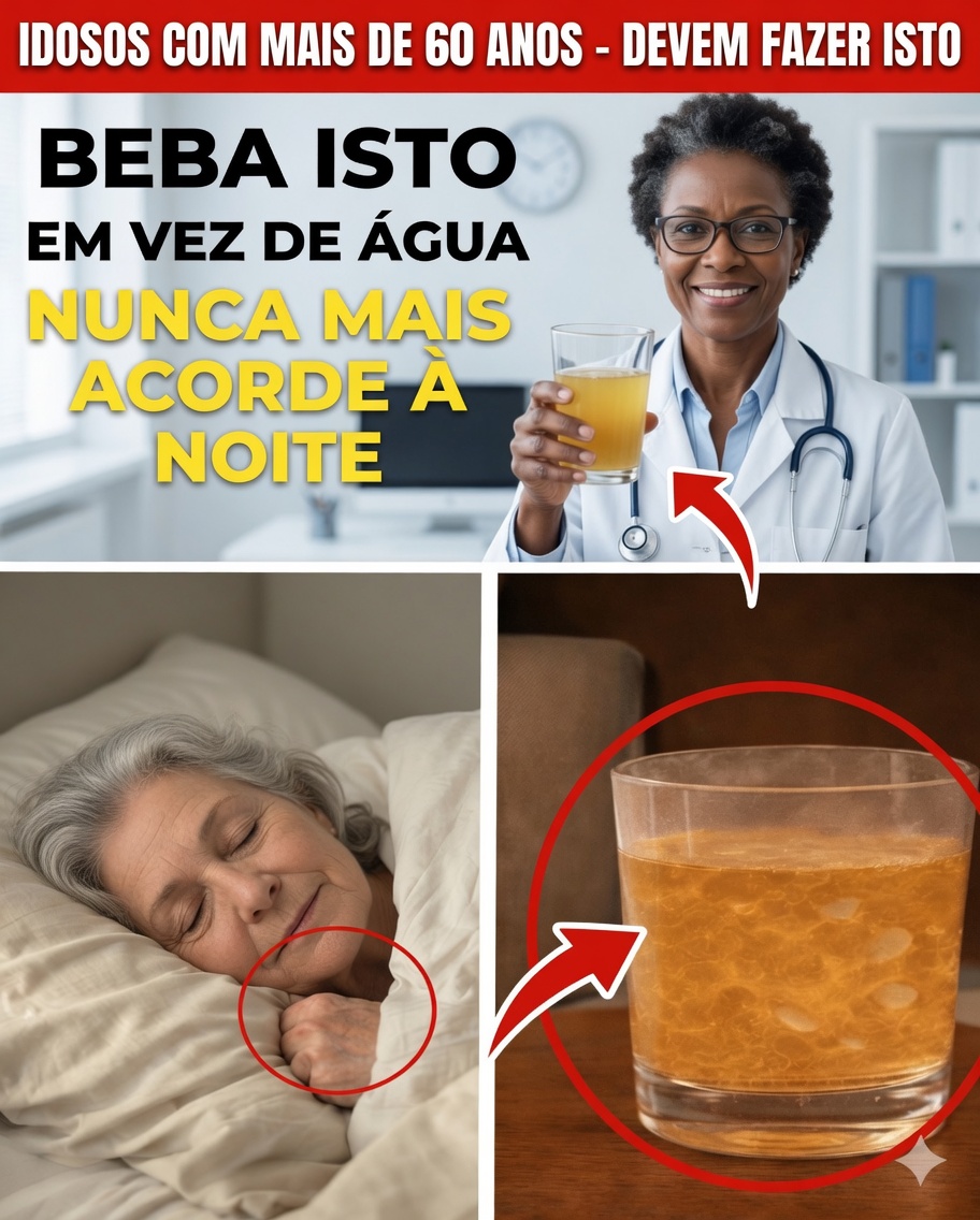 IDOSOS: Não Consegue Dormir a Noite Inteira? Beba ISTO em vez de Água para um Sono Profundo Imediato