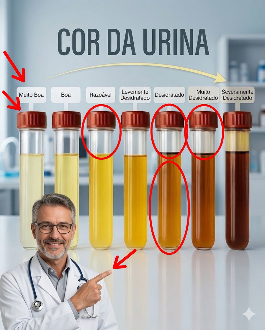 O que a cor da sua urina revela sobre sua saúde? Descubra os sinais ocultos que seu corpo envia todos os dias