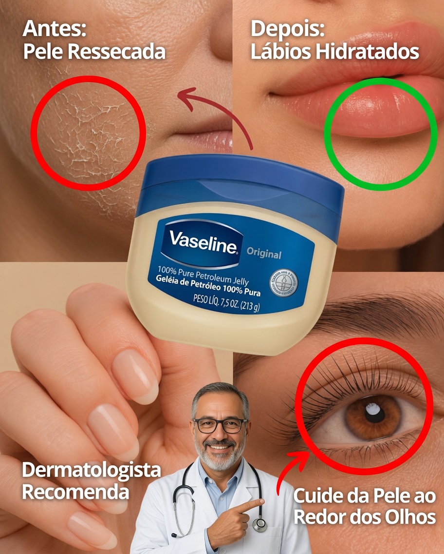 A vaselina pode ser o segredo para beleza e truques de vida ilimitados?
