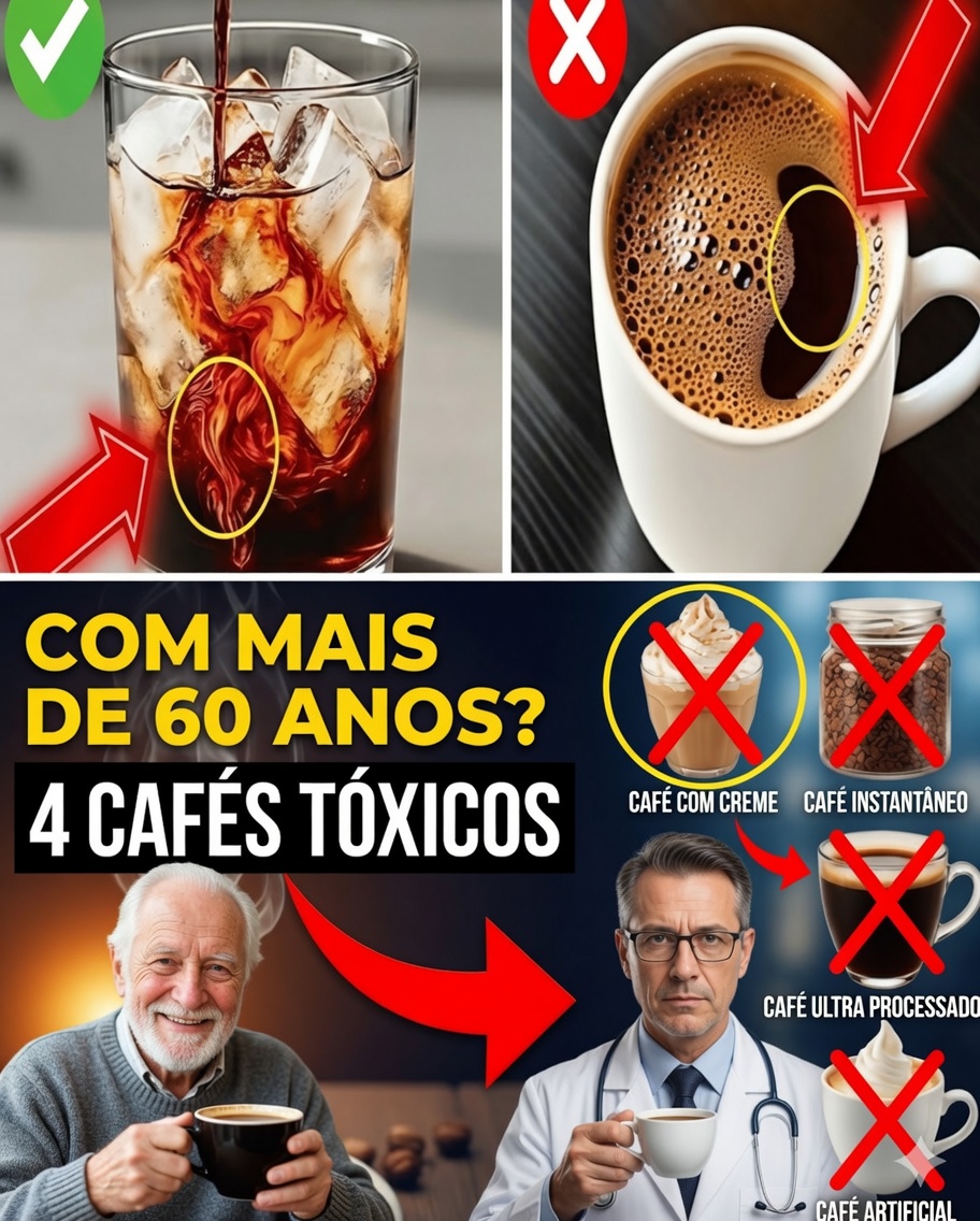 Mais de 60? Os 4 Piores Cafés Que Você Nunca Deve Beber e os 4 Melhores Que Devem Fazer Parte da Sua Rotina Diária