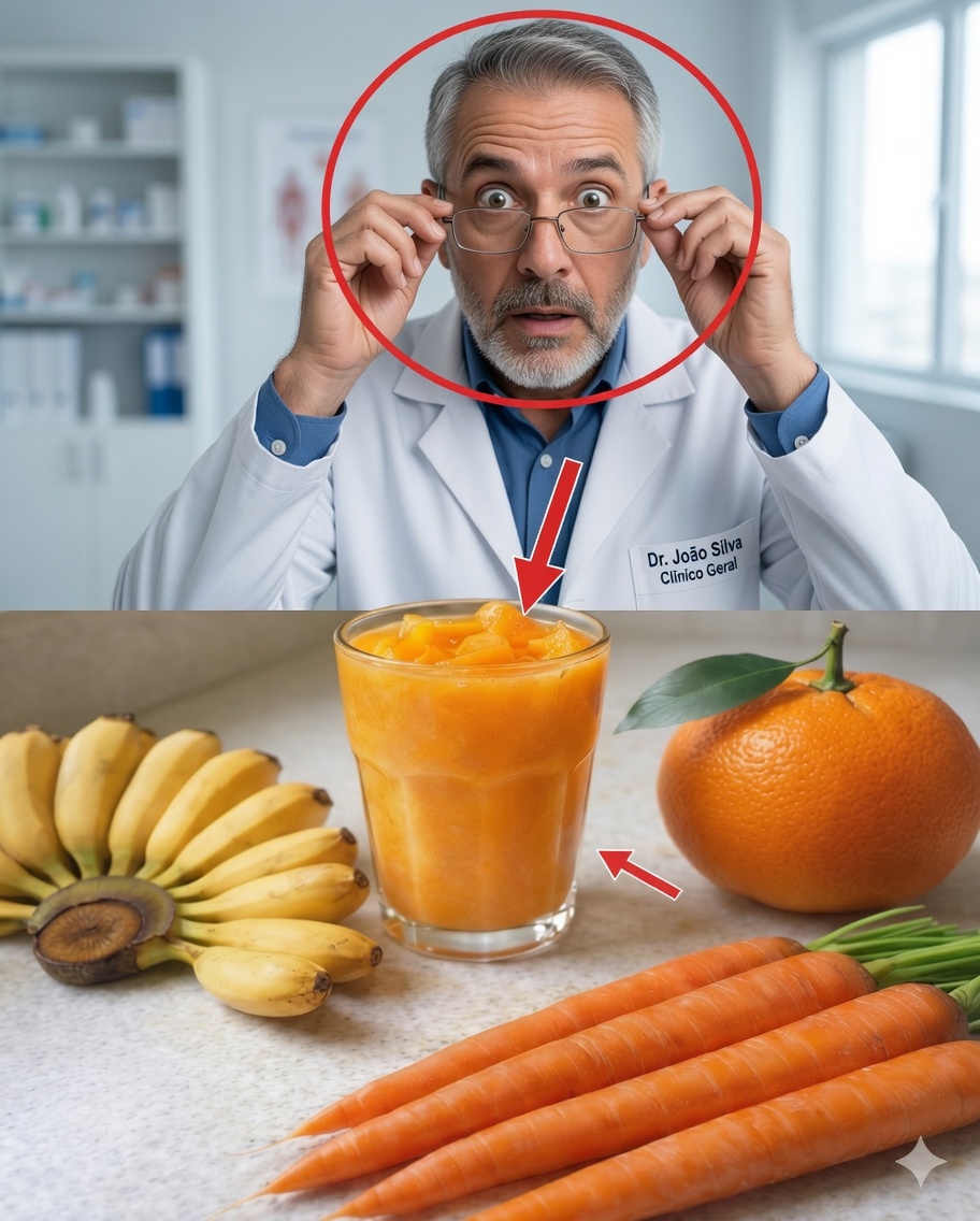 Um Smoothie Simples que Pode Ajudar os Seus Olhos: O Poder Natural da Laranja, Cenoura e Banana