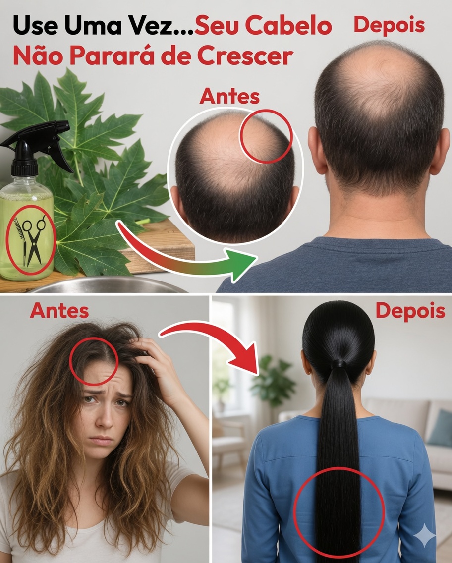 Folhas de Mamão para o Crescimento do Cabelo: Será que Realmente Podem Deixar os Fios Mais Fortes e Espessos?
