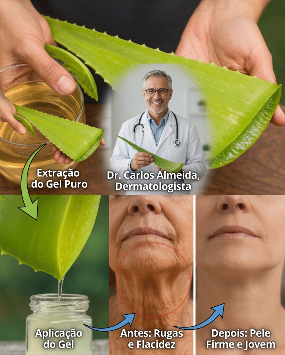 Minha Avó Parece Ter 35 aos 67 – O Segredo? Colágeno + Babosa